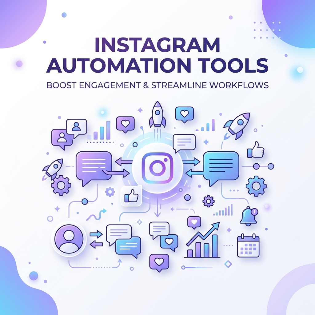 Comparison table of top Instagram automation tools showing features and safety details
