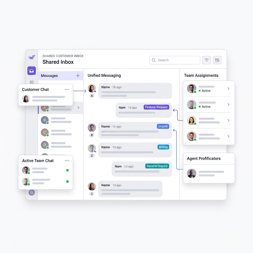 Respond.io unified multi-agent customer conversations shared inbox dashboard